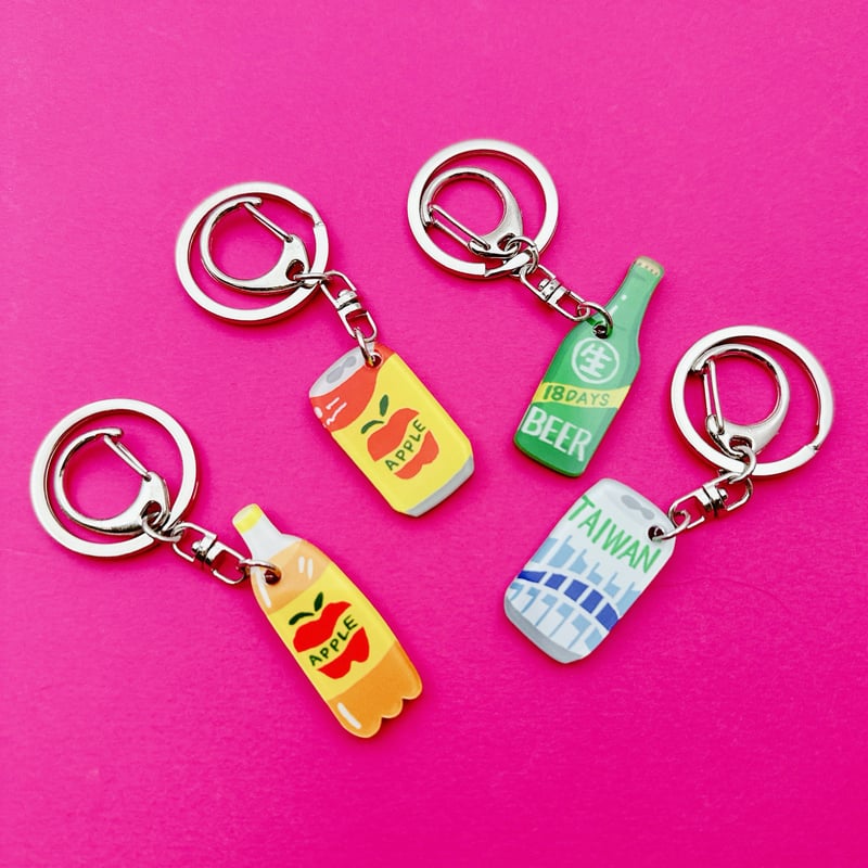 お守り・赤 キーホルダー | 台湾アクセサリーPIKNIK