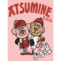 あつみねステッカー(3枚入)