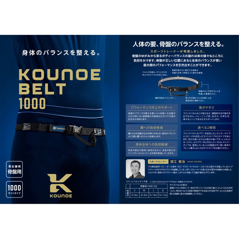 コウノエベルトセット コウノエベルト骨盤用（レギュラー）