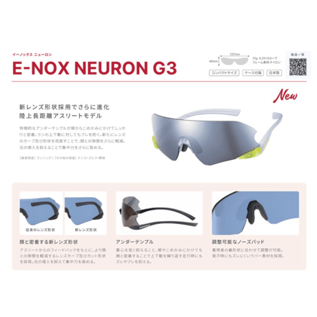 SWANSサングラス(E-NOX NEURON G3)