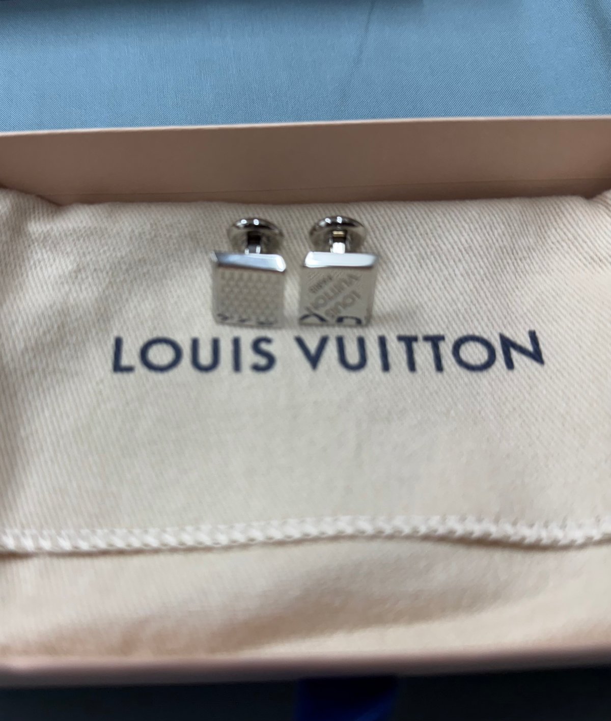 ルイヴィトン ブドン ドゥ マンシェット ダミエ カフス 中古品 | ゼロ