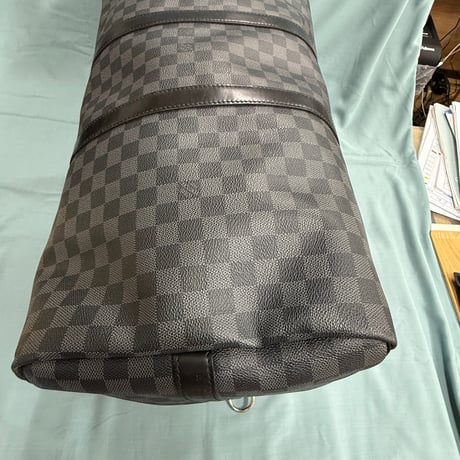 ルイ・ヴィトン ダミエグラフィット キーポルバンドリエール55 ボストンバッグ 中古品