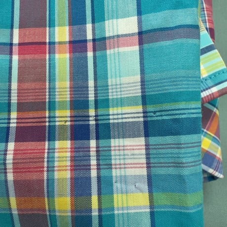 ラルフローレン Cotton100％　チェックボタンダウンシャツ　ロングスリーブ　中古