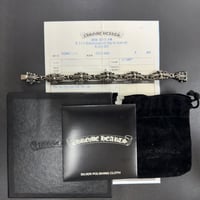 クロムハーツ フローラルクロスリンク ブレスレット インボイス原本付