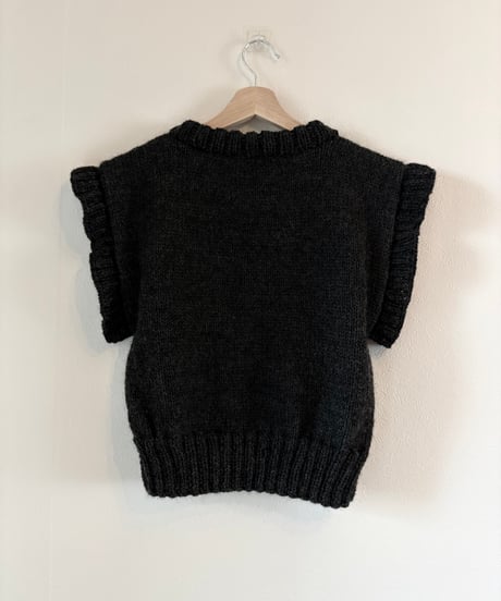 【Pattern】HEART CABLE KNIT VEST