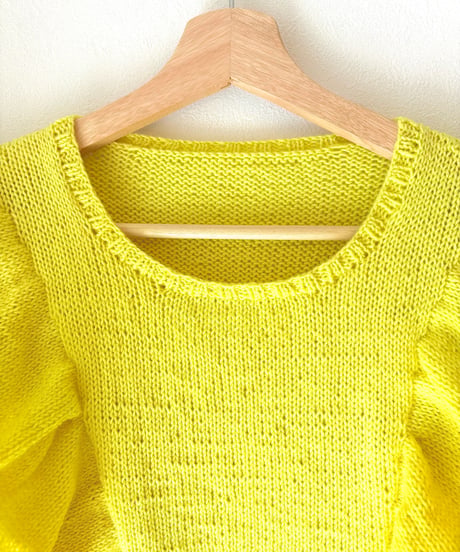 【Pattnrn】Frilled Sweater