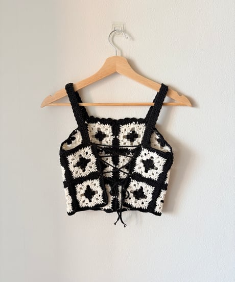 【Pattern】Monotone Granny Bustier