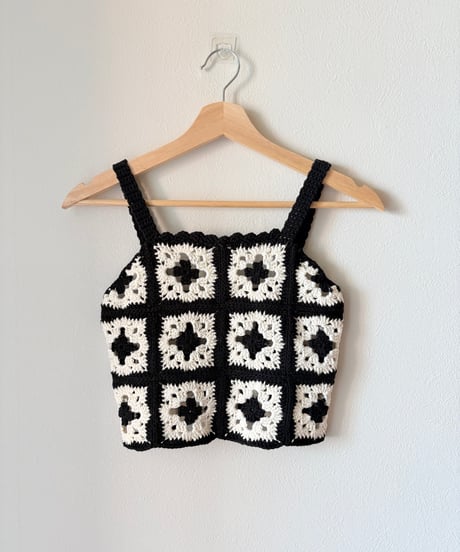【Pattern】Monotone Granny Bustier