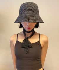 【Pattern】 Lace Ribbon Hat