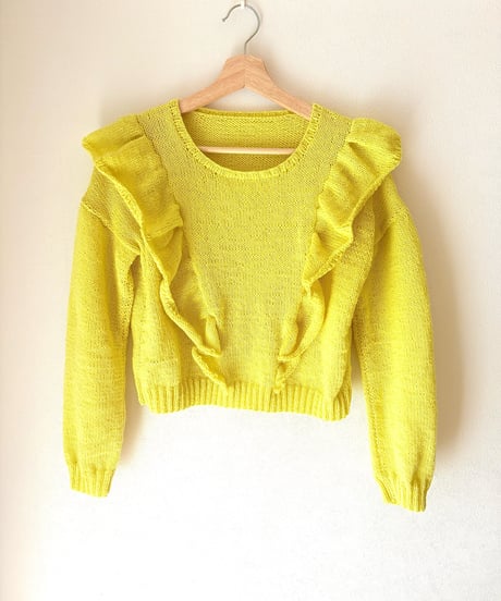 【Pattnrn】Frilled Sweater