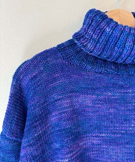 【Pattern】High Neck Sweater