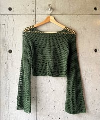 【Pattern】Casual Mesh Knit
