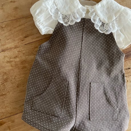 【即納】anneshirly /DOT overalls