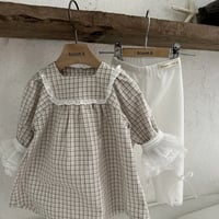 【即納】mienbloomB/classic check one-piece