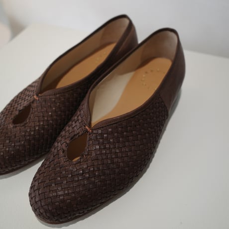 <post production> Tear Pumps  Mesh Ezojika (vintage brown)