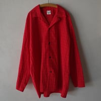 <BISOWN> COTTON HIDDEN CHECK  SLEEPING SHIRTJACKET (RED CHECK)