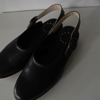 <Post production> FACE sandals -carf (black)