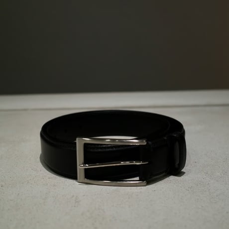 <Post Production> AUTHENTIC BELT  (CALF / Black-Silver)