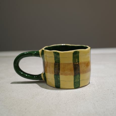 <satoko kako> CHECK MUG  F