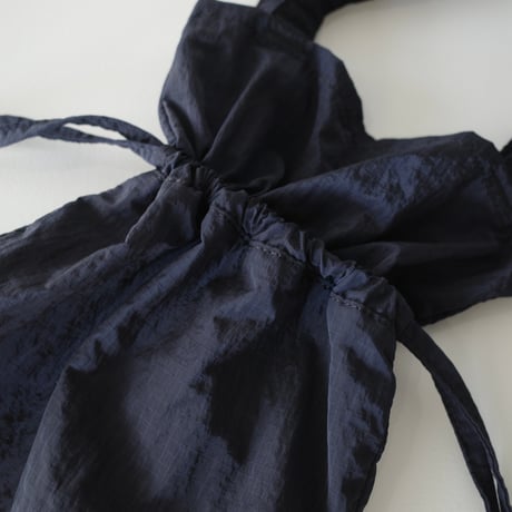 <KaILI> RIPSTOP NOT COMPACT ECOBAG MINI -dark navy