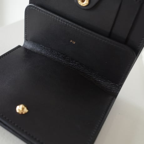 <forme> Post Wallet - cordovan (Black×Black）