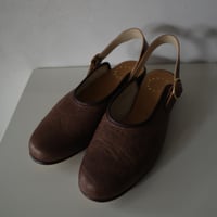 <Post Production> FACE sandals -Ezokola (vintage brown)