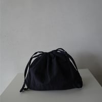 <KaILI> RIPSTOP NOT COMPACT ECOBAG MINI -dark navy