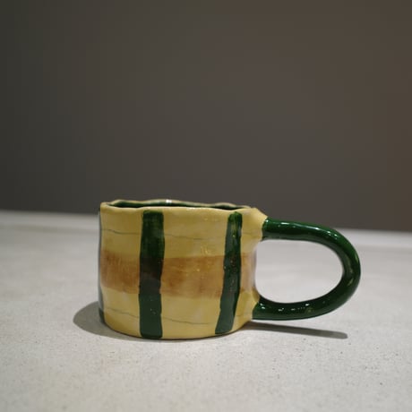 <satoko kako> CHECK MUG  F