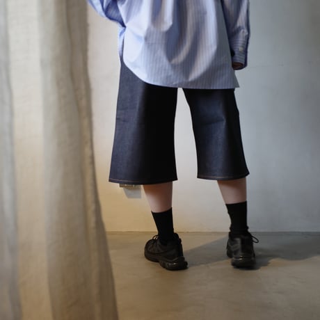 <BISOWN> BISOWN WIDE MIDDLE DENIM (indigo)