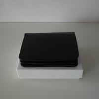 <forme> Post Wallet - cordovan (Black×Black）
