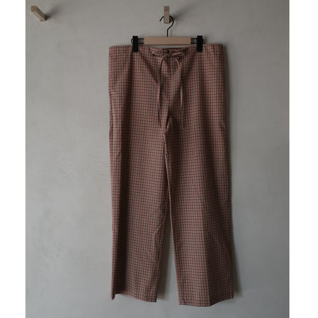 ＜BISOWN> GUNCHECK　SLEEPING PANTS