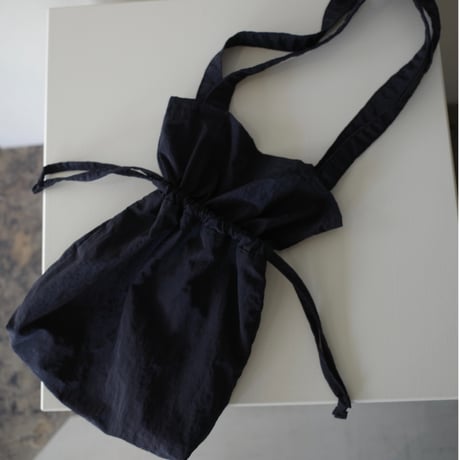 <KaILI> RIPSTOP NOT COMPACT ECOBAG MINI -dark navy