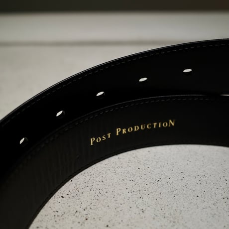 <Post Production> AUTHENTIC BELT  (CALF / Black-Silver)