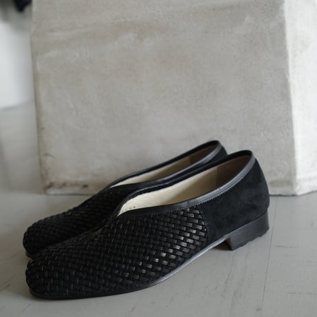 <Post Production>  Tear Pumps　（Mesh Goat Suede)