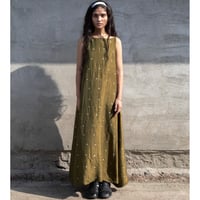 <TADO>KUSHI CAMI DRESS - MOSS MARIGOLD