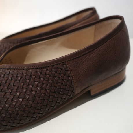 <post production> Tear Pumps  Mesh Ezojika (vintage brown)