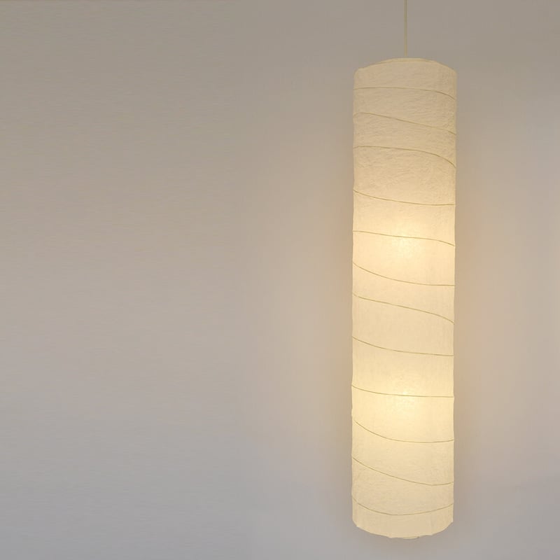 吹き抜け用】優しい円柱形の大型ペンダントライト「stick（スティック