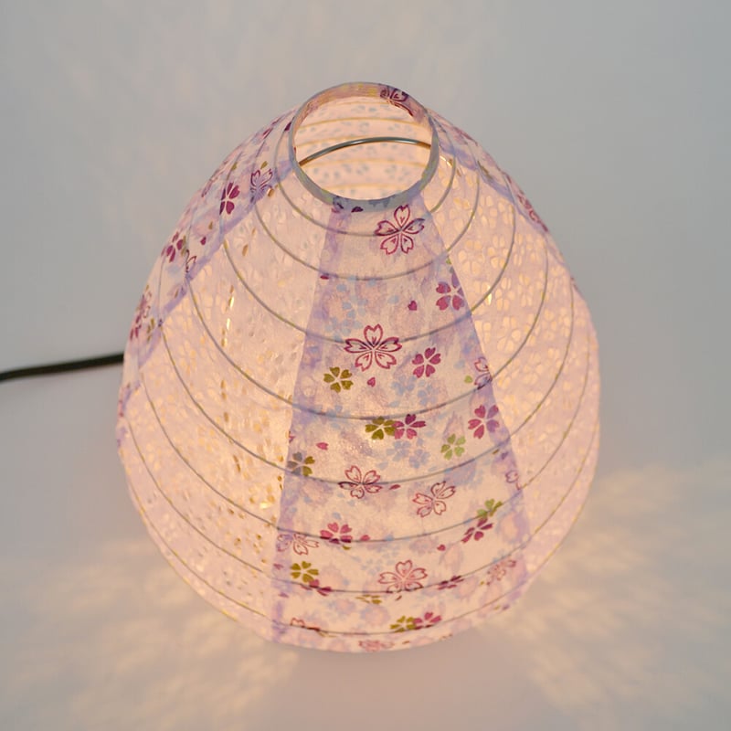 しずく型のキュートな和風テーブルランプ「drop(ドロップ)」4カラー