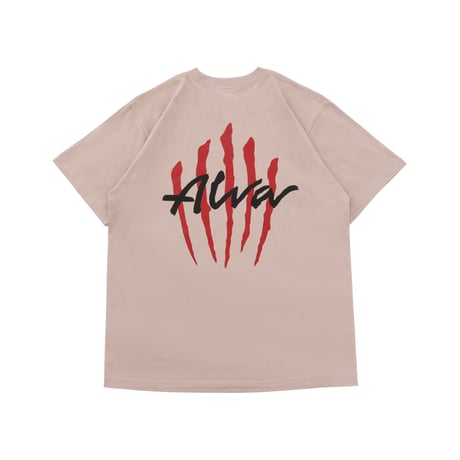 OG SCRATCH TEE  / SMOKY PINK