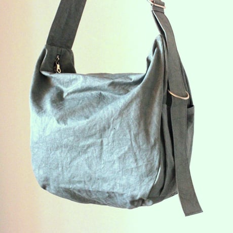WARM narrow shoulder bag large  BLUE