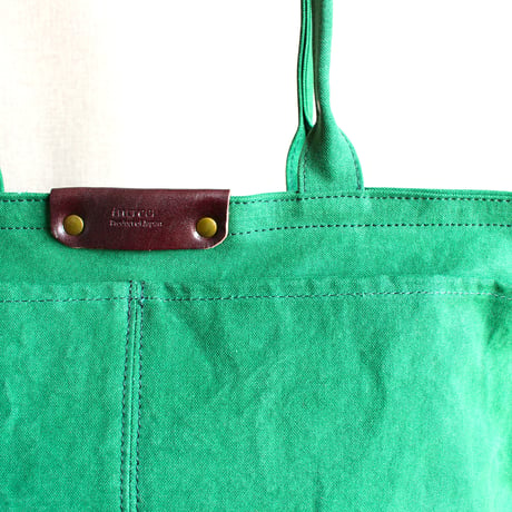 BO simple tote bag large　GREEN