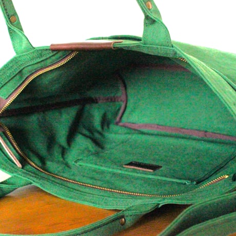BO simple tote bag midium GREEN