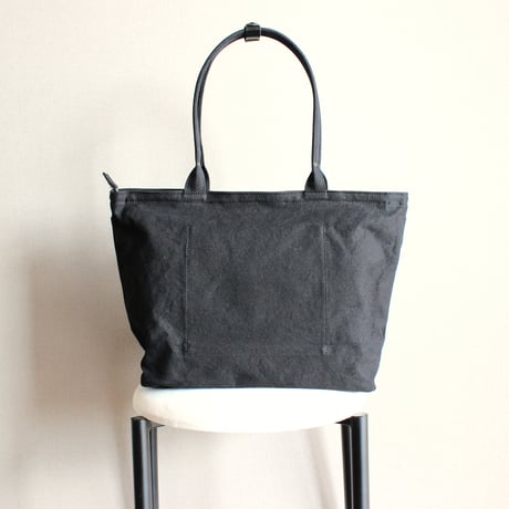 BO simple tote bag large  BLACK