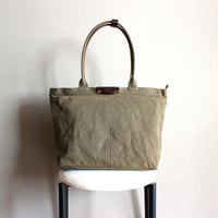 BO simple tote bag large  KHAKI
