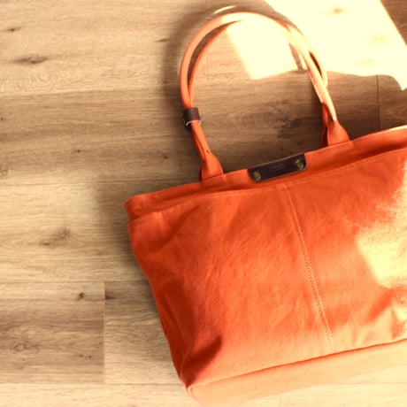 BO simple tote bag large  ORANGE