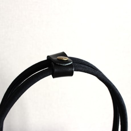 BO simple tote bag large  BLACK