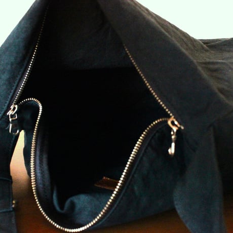 WARM narrow shoulder bag large DARK NAVY