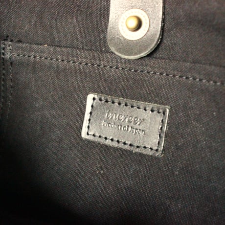 BO simple tote bag small BLACK