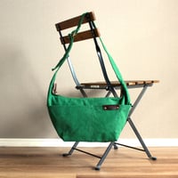 BO harf moon shoulder bag　GREEN