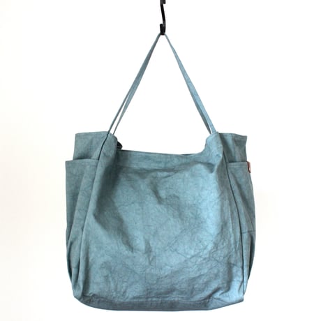 WARM useful shoulder bag large　BLUE